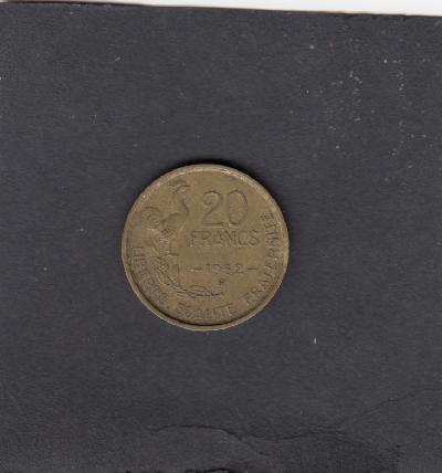 Beschrijving: 20 Francs 4 Feather